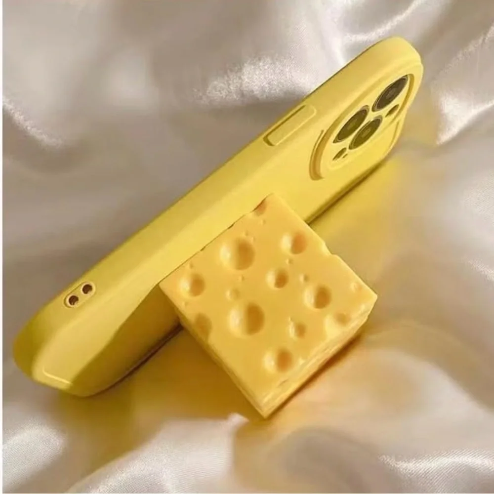Gray Mouse and Cheese Squishy Phone Case for iPhone 12 Pro Max New Without Tags
